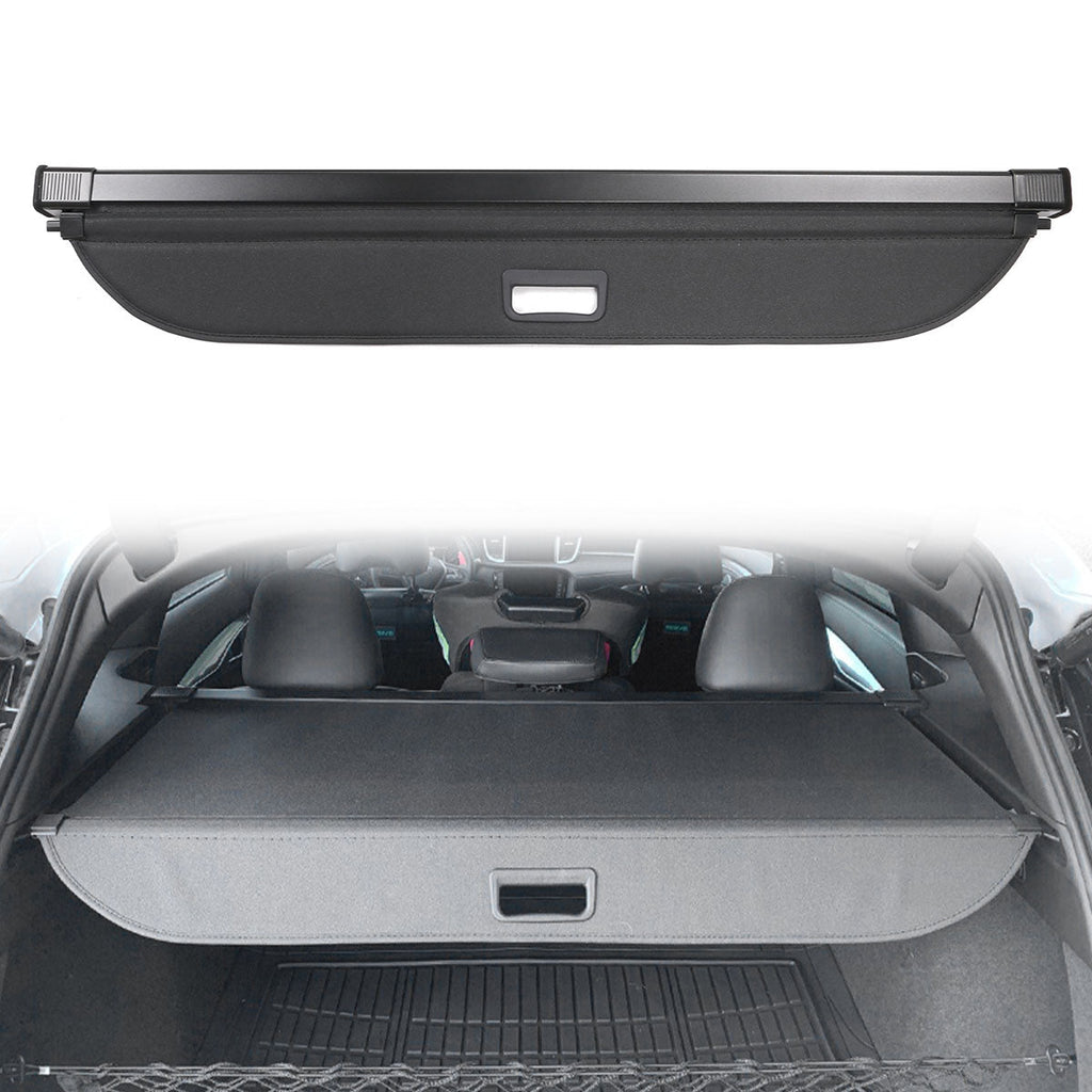 2019-2025 INFINITI QX50 4DR Black Trunk Cargo Cover PVC Aluminum Rod
