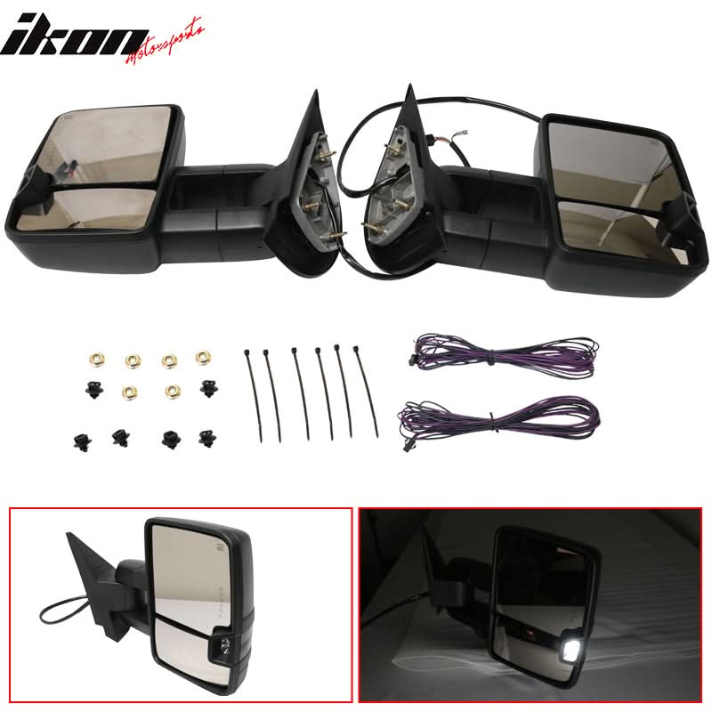 2007-2014Â Silverado Tow Mirrors Power Heated Signal Arrow Light