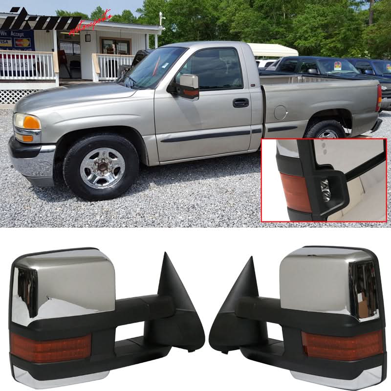 1999-2002Â Silverado Tow Mirrors Power Heated Signal Arrow Lamp