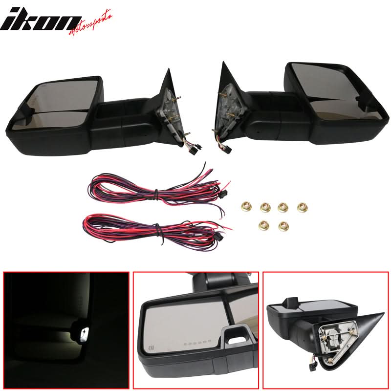 1999-2002 Silverado Tow Mirrors Power Heated Signal Arrow Lamp 2PC