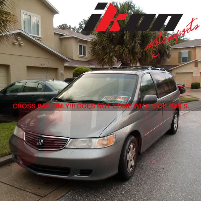 1999-2004 Honda Odyssey OE Style Black Roof Rack Cross Bar Aluminum