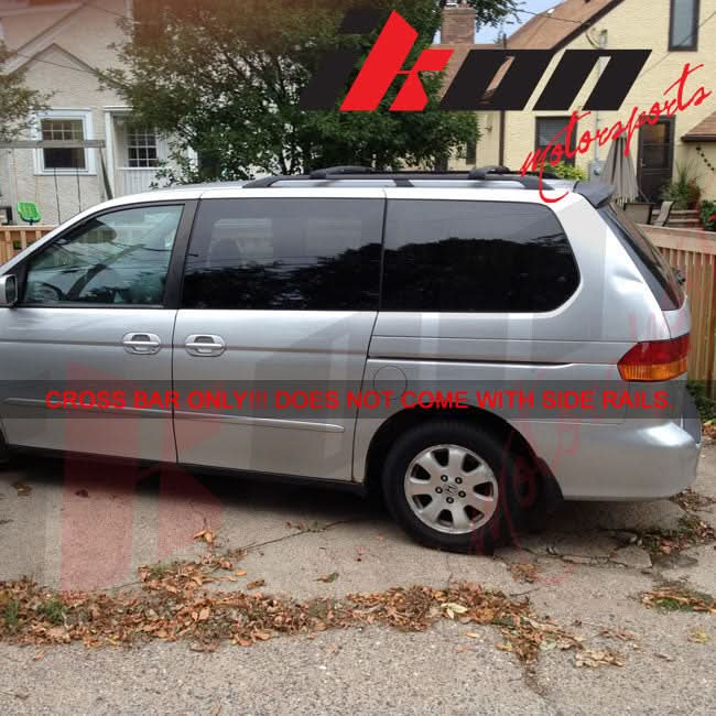 1999-2004 Honda Odyssey OE Style Black Roof Rack Cross Bar Aluminum