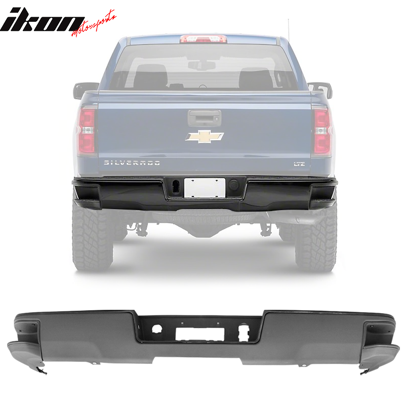 2014-2018 Silverado GMC Sierra 1500 Rear Step Bumper w/o Sensor Holes