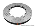 DBA 5000 Series Drilled Ring w/ NAS Nuts - Front Audi S6 2007
