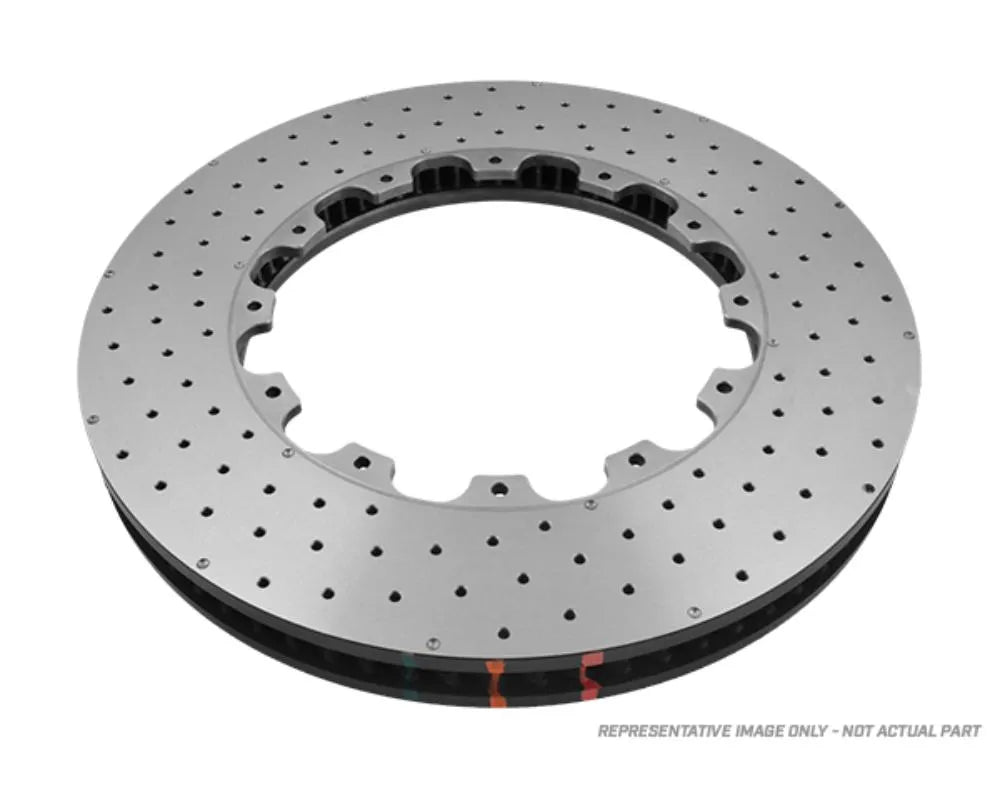 DBA 5000 Series Drilled & Slotted Ring - Front Volkswagen CC 2009-2011