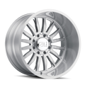 Cali Off-Road 9110 Summit 20x12 / 8x180 BP / -51mm Offset / 124.1mm Hub Brushed Milled Wheel 9110-2278BGC