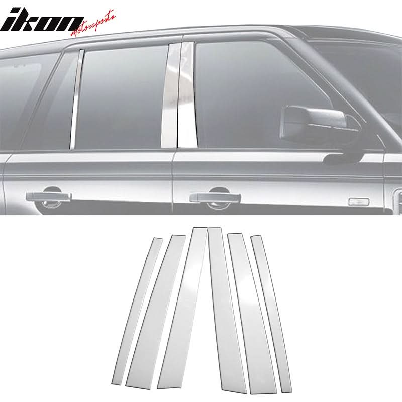 2006-2013 Range Rover Sport Pillar Posts Trim Stainless Steel 6PCS