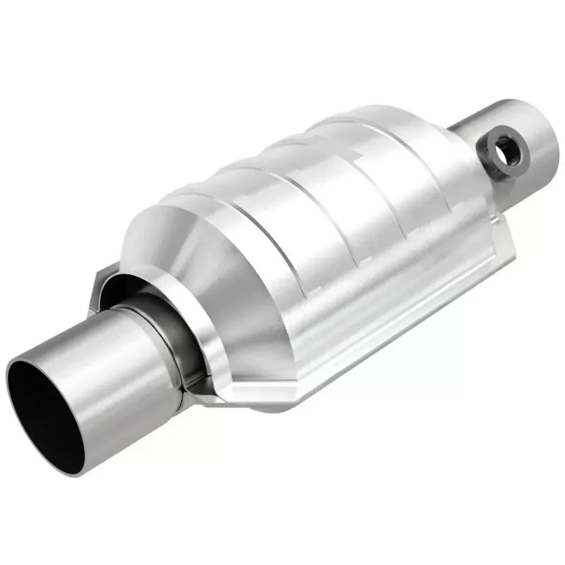 MagnaFlow Standard Grade Universal Catalytic Converter 53134, 2" Inlet/Outlet, Stainless Steel