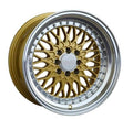 XXR 536 Wheel Hyper Gold / Machined Lip 15x8 0 4x100,4x114.3