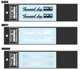 HKS Sticker Tuned by HKS W120 BLACK 51003-AK143