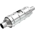 MagnaFlow Standard Grade Universal Catalytic Converter 55300 - 3" Inlet/Outlet, Stainless Steel