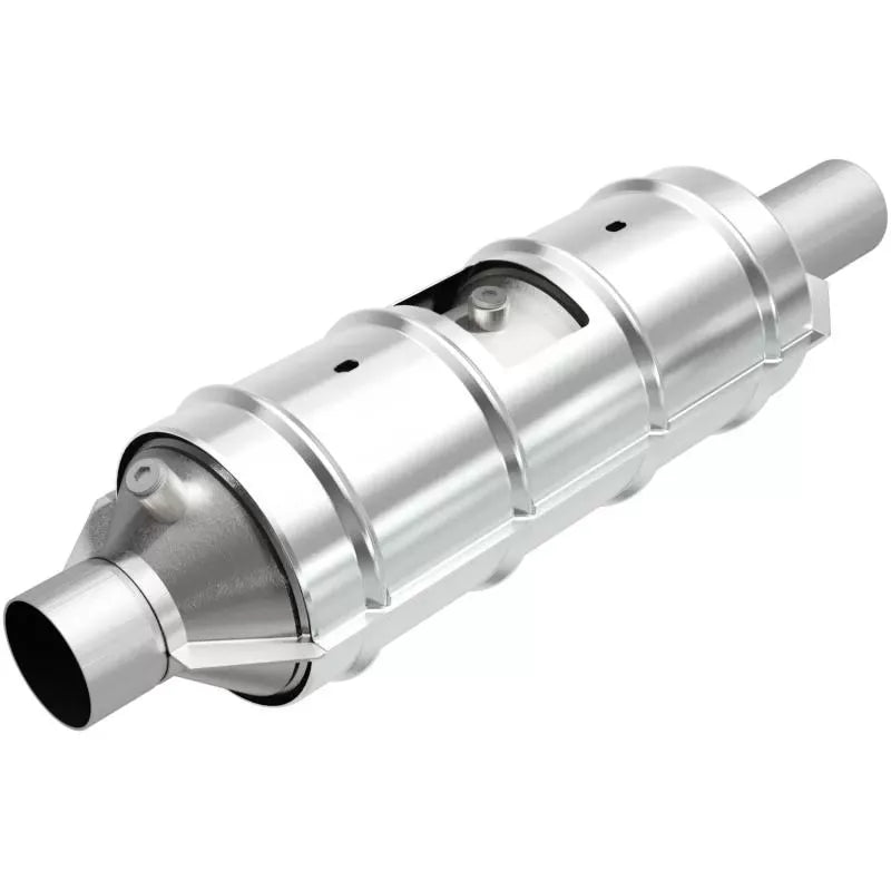 MagnaFlow Standard Grade Universal Catalytic Converter 55300 - 3" Inlet/Outlet, Stainless Steel