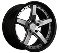 XXR 569 Wheel Silver / Gloss Black Lip 18x10 +35 5x4.5