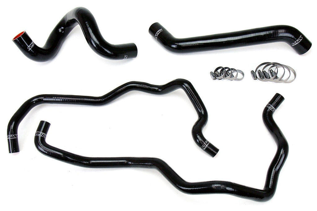 HPS Performance HPS Silicone Radiator + Heater Coolant Hose Kit Jeep 2007-2011 Wrangler JK & Unlimted 3.8L V6 Left Hand Drive, 57-1220