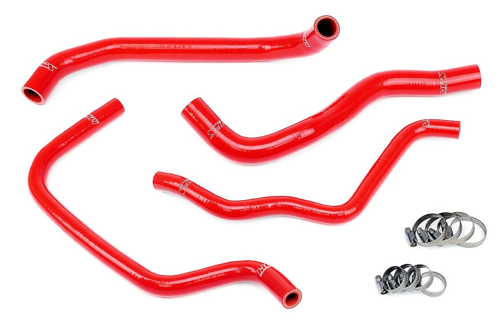 HPS Performance HPS Silicone Radiator and Heater Coolant Hose Kit 2009-2014 Acura TSX 2.4L, Red 57-1389-RED