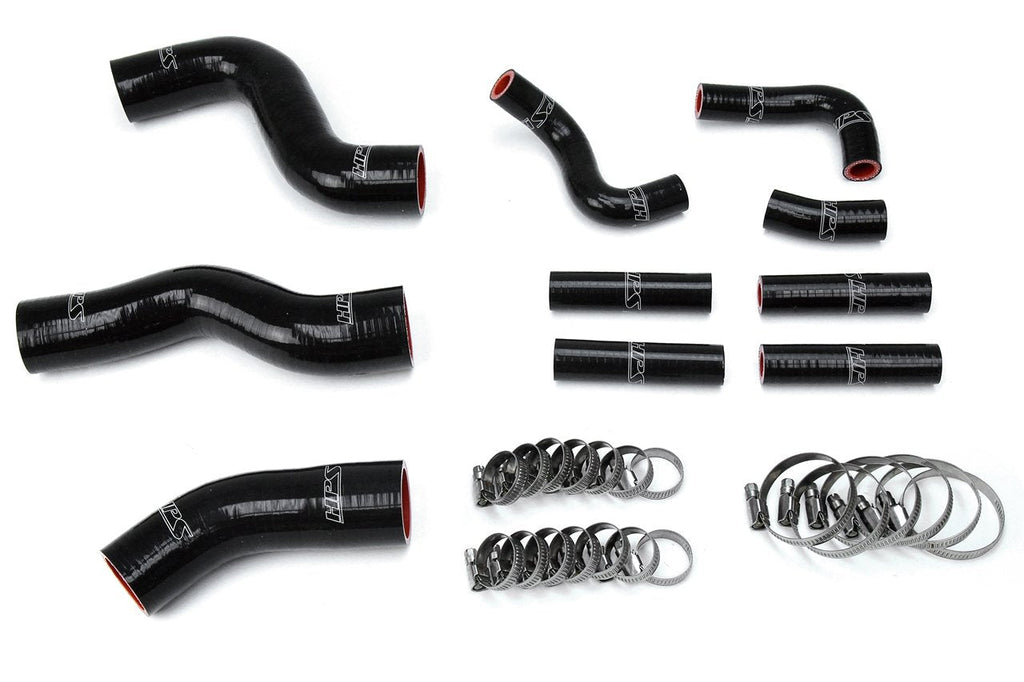 HPS Performance HPS Silicone Radiator + Heater Coolant Hose Kit Toyota 1992-1997 Land Cruiser FJ80 4.5L I6 without rear heater, 57-1441