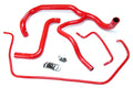 HPS Red Reinforced Silicone Radiator Hose Kit Coolant GMC 15-17 Yukon 5.3L V8