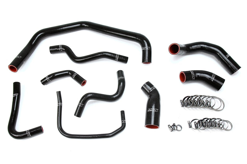 HPS Performance HPS Reinforced Silicone Radiator Hose Kit Coolant Ford 03-04 Mustang SVT Cobra Terminator 4.6L V8 Supercharged