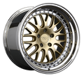 XXR 570 Wheel Hyper Gold / Platinum Lip 18x8.5 +35 5x120