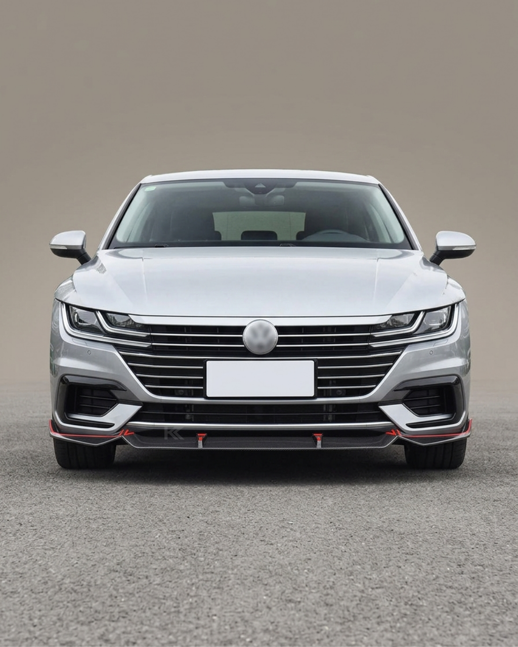 2017–2021 Volkswagen Arteon 3H7 Front Lip Splitter – Carbon Fiber
