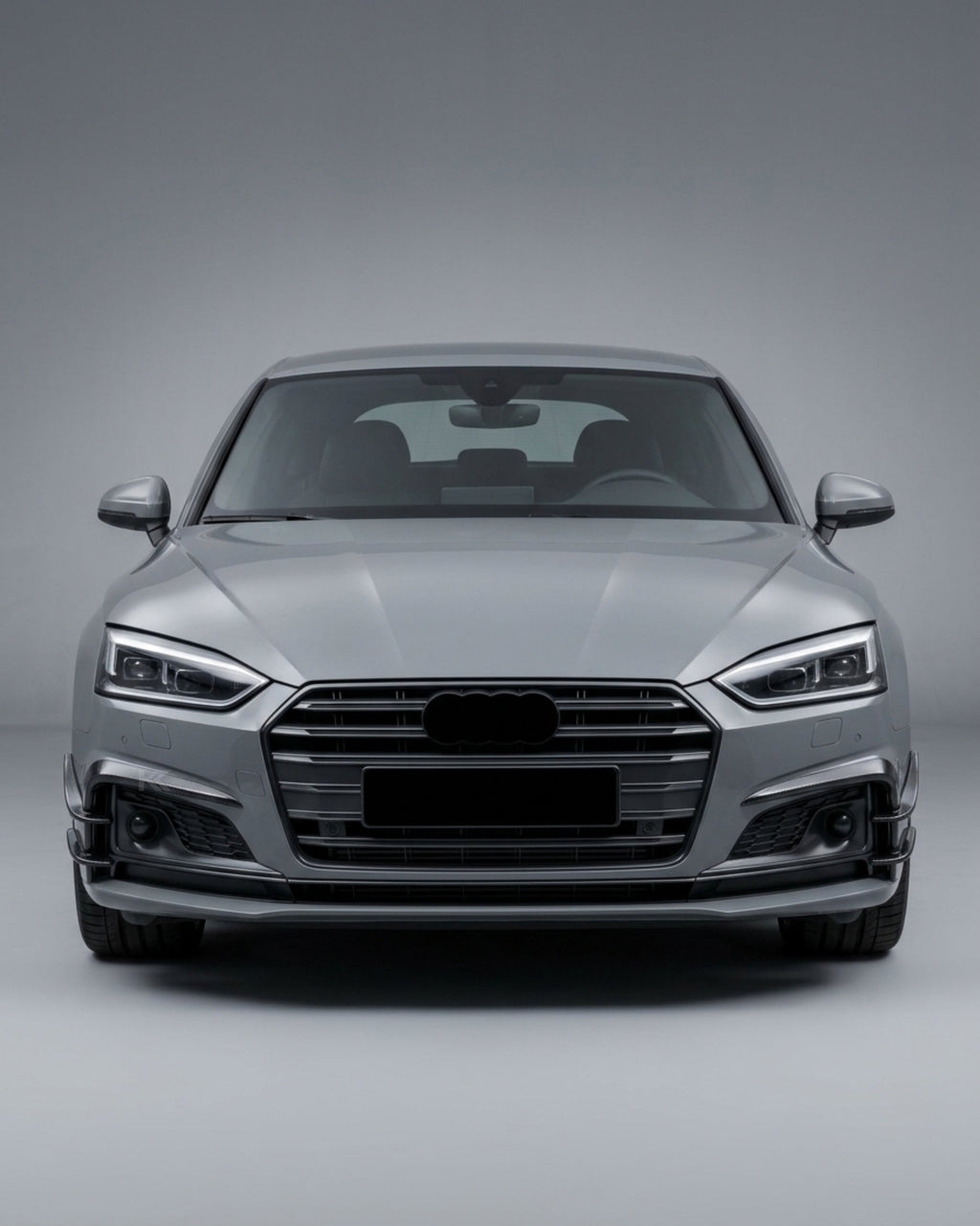 2017–2019 Audi A5 S-Line / S5 B9 Front Bumper Canard Fins – Carbon Fiber