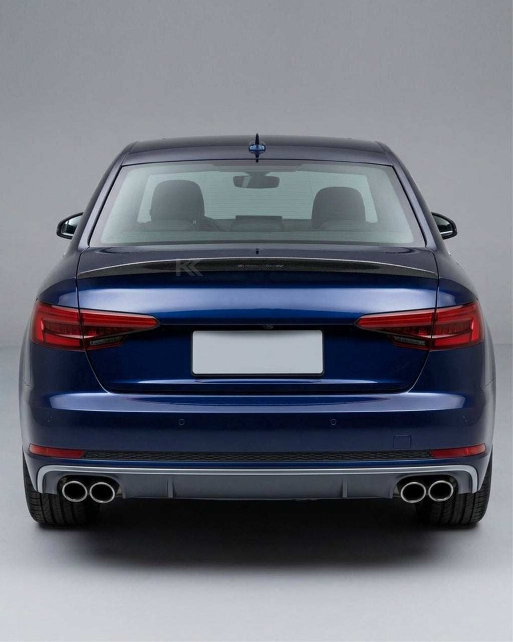 2017–2023 Audi A4 S-Line / S4 B9 Sedan Single Deck Rear Trunk Spoiler – Carbon Fiber