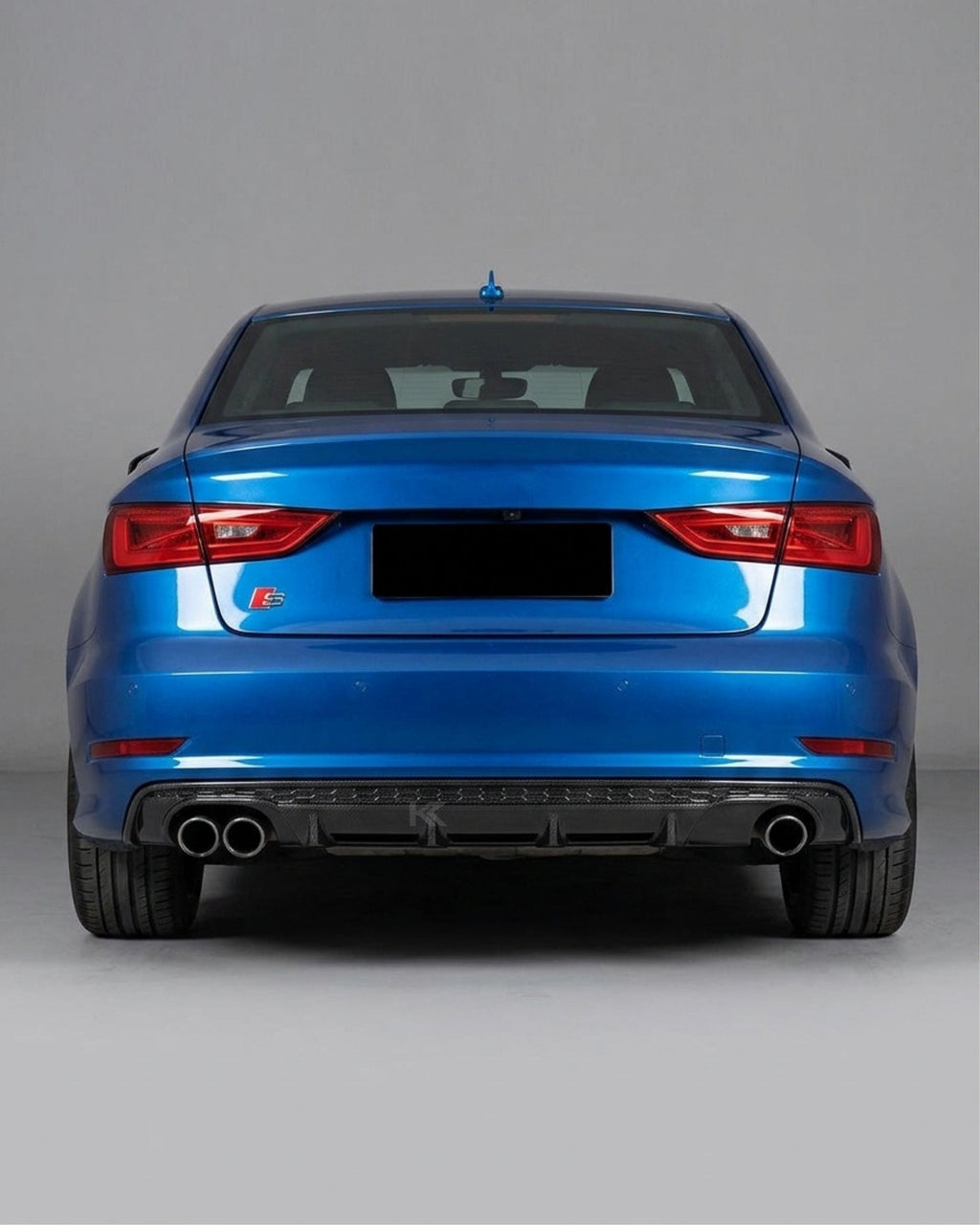 2015–2016 Audi A3 S-Line 8V Sedan Rear Bumper Diffuser Lip – Carbon Fiber