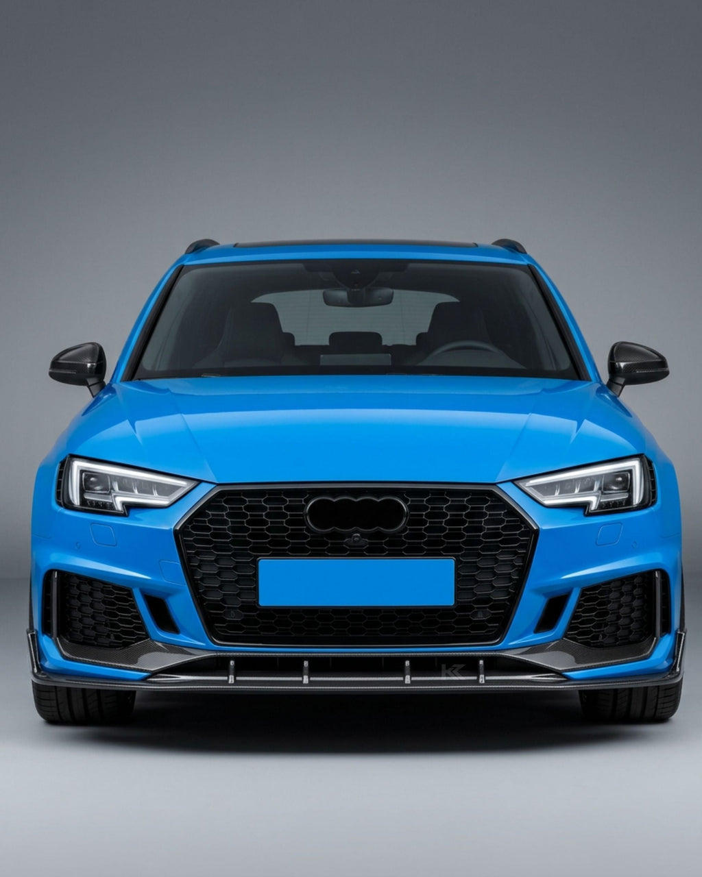2019 Audi RS4 B9 Front Center Lip Splitter – Pre-Preg Dry Carbon Fiber