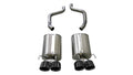 Corsa 05-08 Chevrolet Corvette (C6) 6.0L/6.2L Black Sport Axle-Back Exhaust w/4.5in Tips 21009BLK