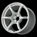 Advan RG-4 17x10.0 / +35 Offset / 5x114.3 / 73mm Bore / Racing White Metallic and Ring YA47K35EWMR