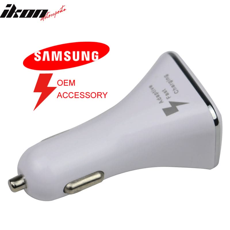 Samsung Galaxy S6 Edge Adaptive Fast Charging Car Charger Dual USB