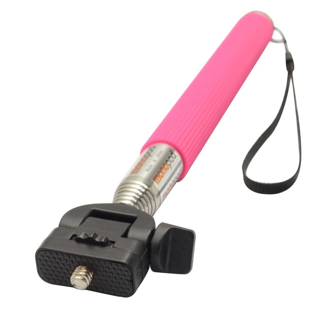 Red Remote Bluetooth Selfie Stick Tripod Holder