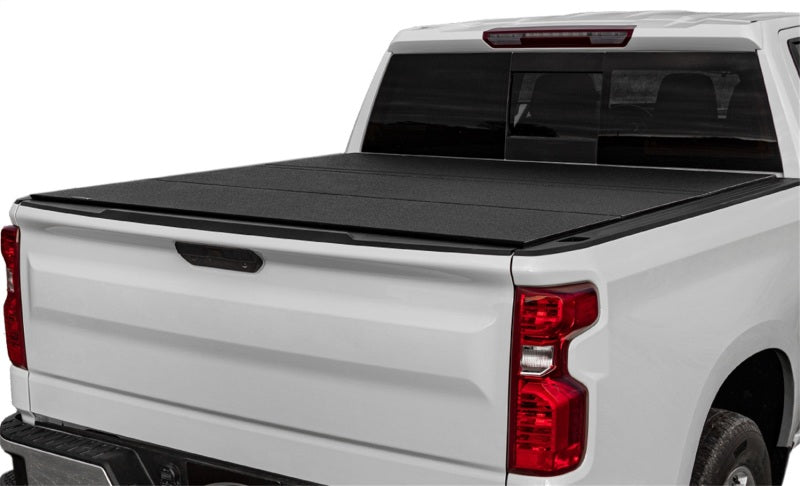 Access LOMAX Tri-Fold Cover Black Urethane Finish Split Rail 07+ Toyota Tundra - 6ft 6in Bed B3050069