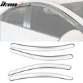 2011-2015 Chevrolet Cruze Chrome Window Visors Rain Sun Guard ABS 4PCS