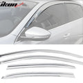 2012-2019 Volkswagen Passat Chrome Window Visors Rain Sun Guard ABS
