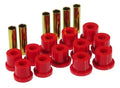 Prothane 81-87 GM Rear Spring & Shackle Bushings (w/ 1 3/8in Bushings) - Red