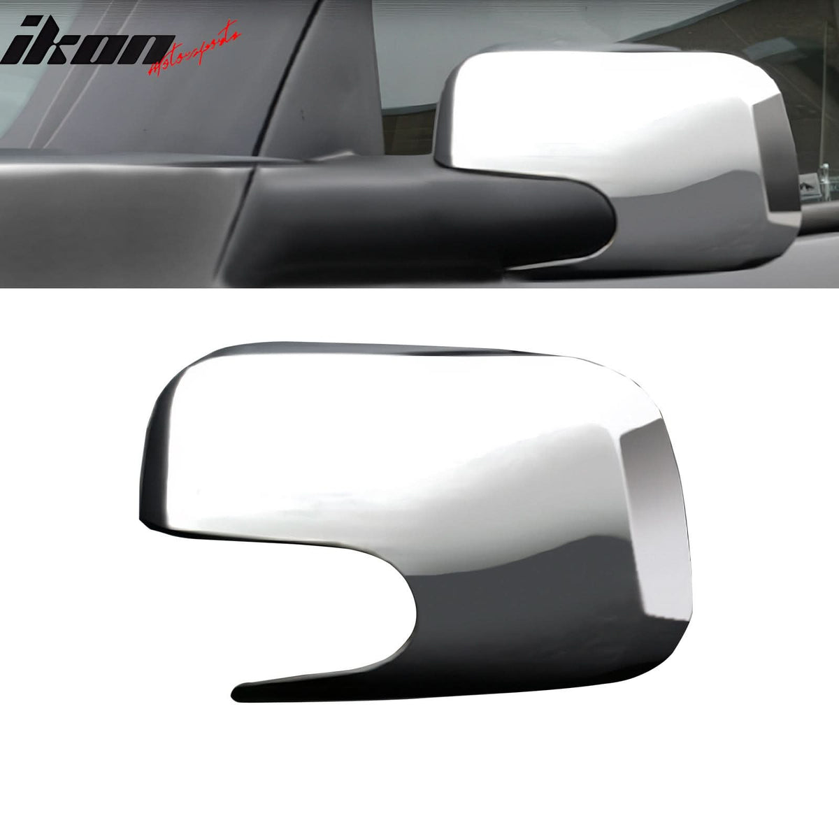 2006-2011 Chevy HHR Rear Side View Mirror Covers Caps Chrome ABS Pair
