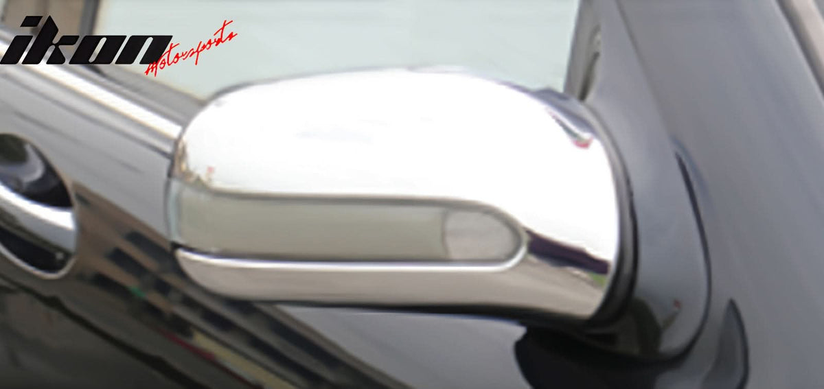 2000-2004 Benz CL-Class W215 Rearview Mirror Cover Overlay Chrome ABS