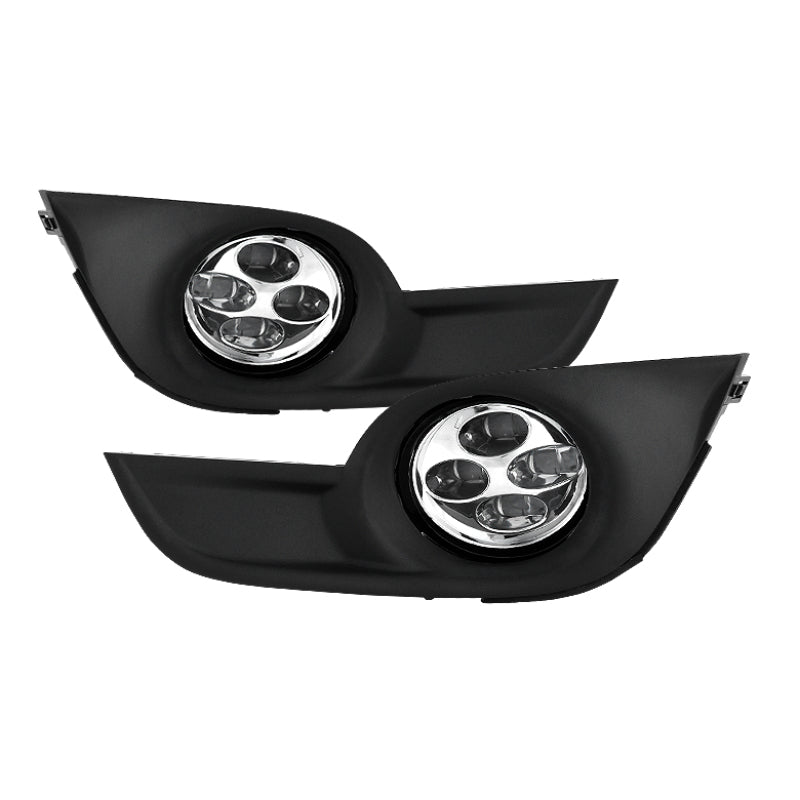 Spyder Nissan Altima 2013-2015 Sedan Daytime DRL LED Running Fog Lights w/Switch Clear FL-DRL-NA13-C 9031649