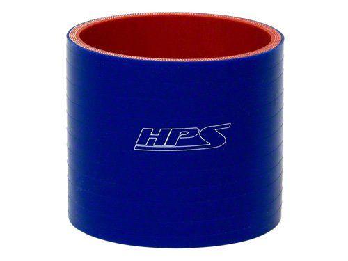 HPS 2-9/16" ID, 3" Length, Silicone Straight Coupler Hose, High Temp 4-ply Reinforced, 65mm ID, Blue