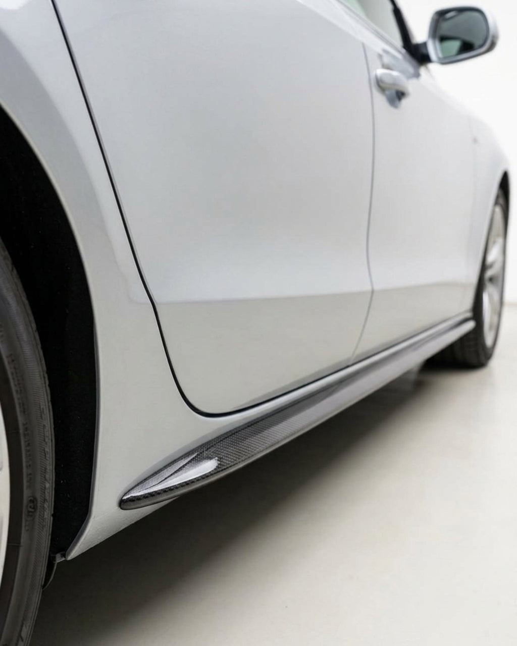 2010–2011 Audi A5 8T Sportback Side Skirt Extensions – Carbon Fiber