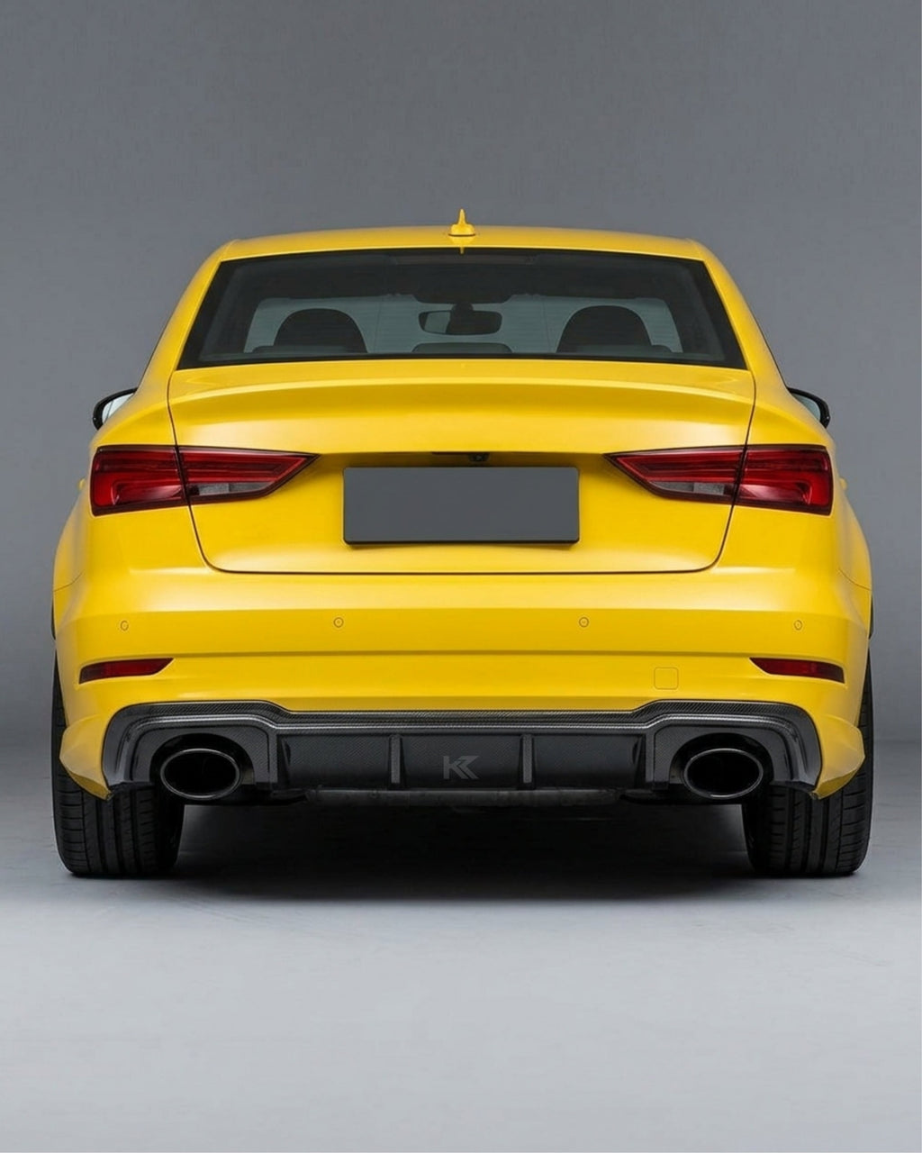 2017–2019 Audi RS3 8V Sedan Rear Bumper Diffuser Lip – Carbon Fiber