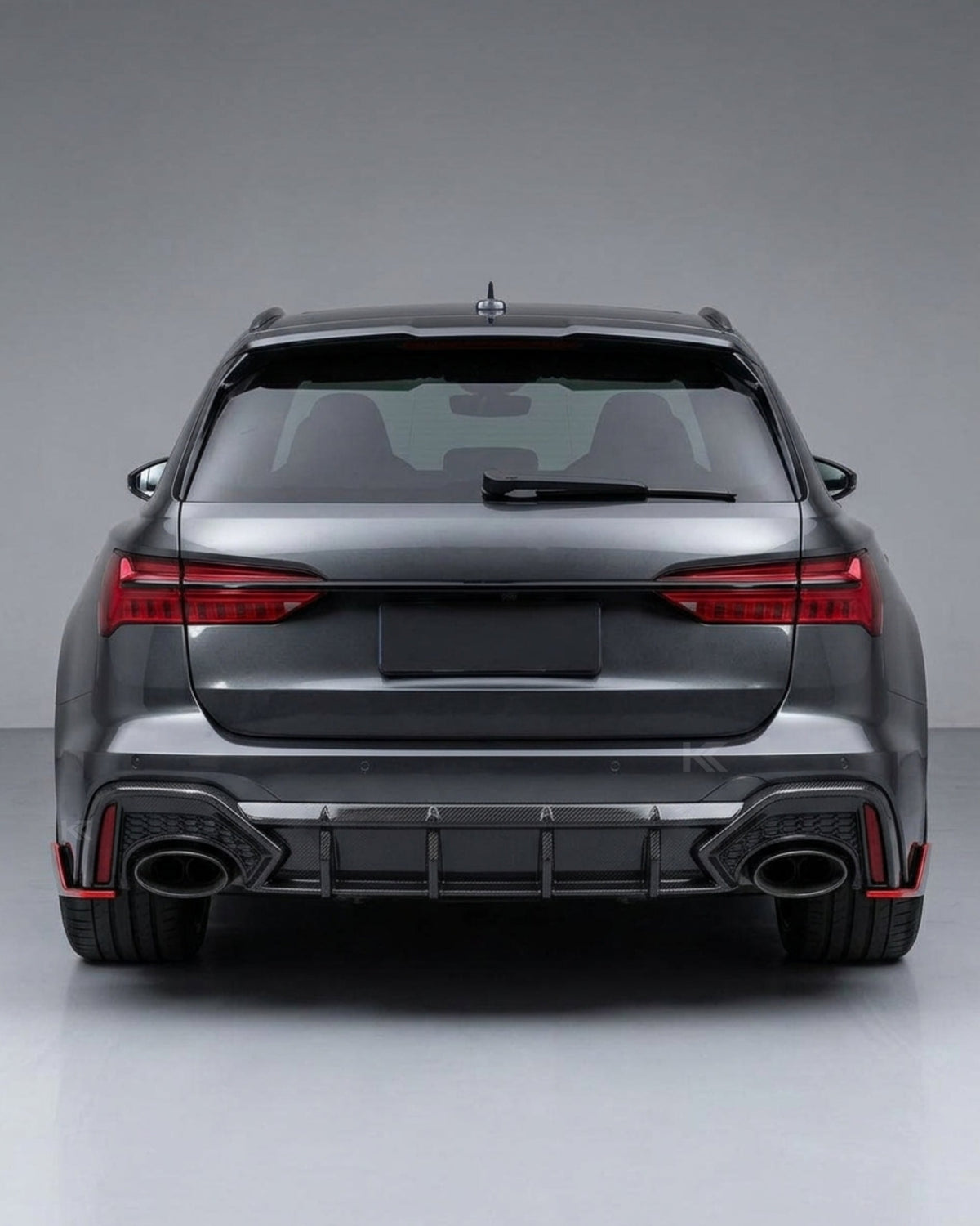2019–2021 Audi RS6 / A6 C8 Avant Wagon Rear Bumper Diffuser – Dry Carbon Fiber