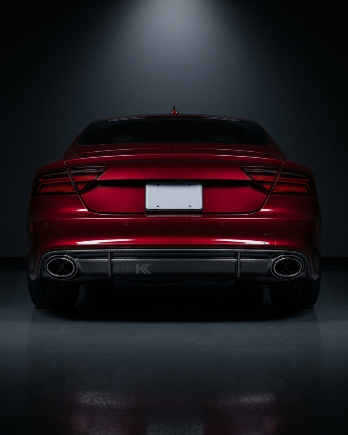 2014–2018 Audi RS7 C7 4G Sportback Factory Style Rear Bumper Diffuser – Dry Carbon Fiber