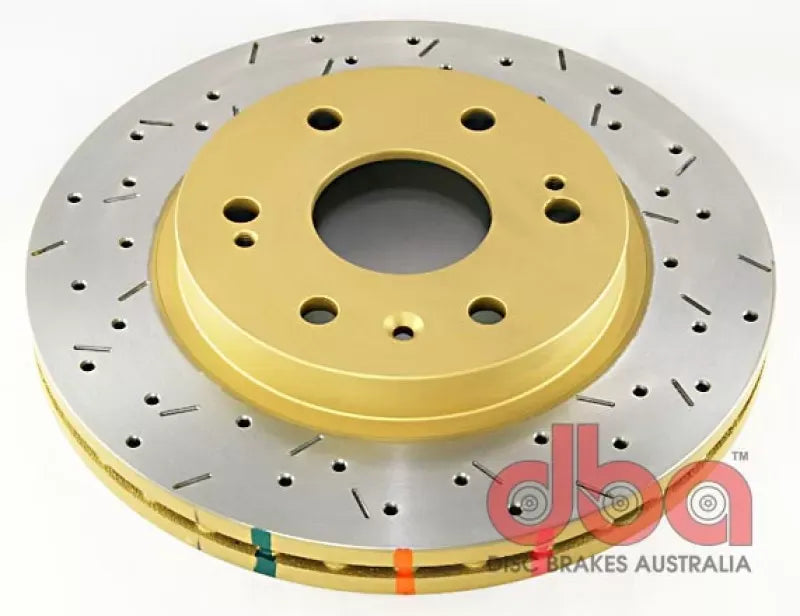 DBA 4000 Series Drilled and Slotted Front Rotor Chevrolet Silverado 06-08 | GMC Sierra