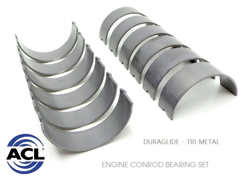 ACL 1955-1967 Chevy V8 265/283/302/327 .01mm Oversized Trimetal Rod Bearing Set 8B745P-01