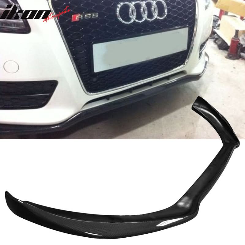 2014-2016 Audi A5 Quattro P Front Bumper Lip Spoiler Cabon Fiber