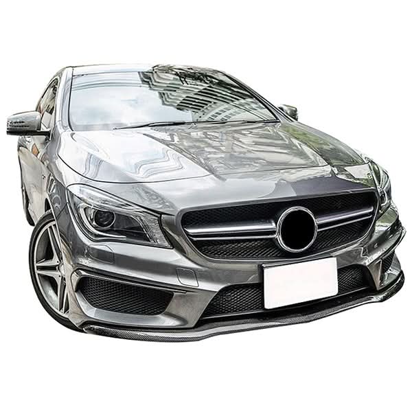 2014-2016 Benz C117 CLA-Class CLA45 Front Bumper Lip Carbon Fiber CF