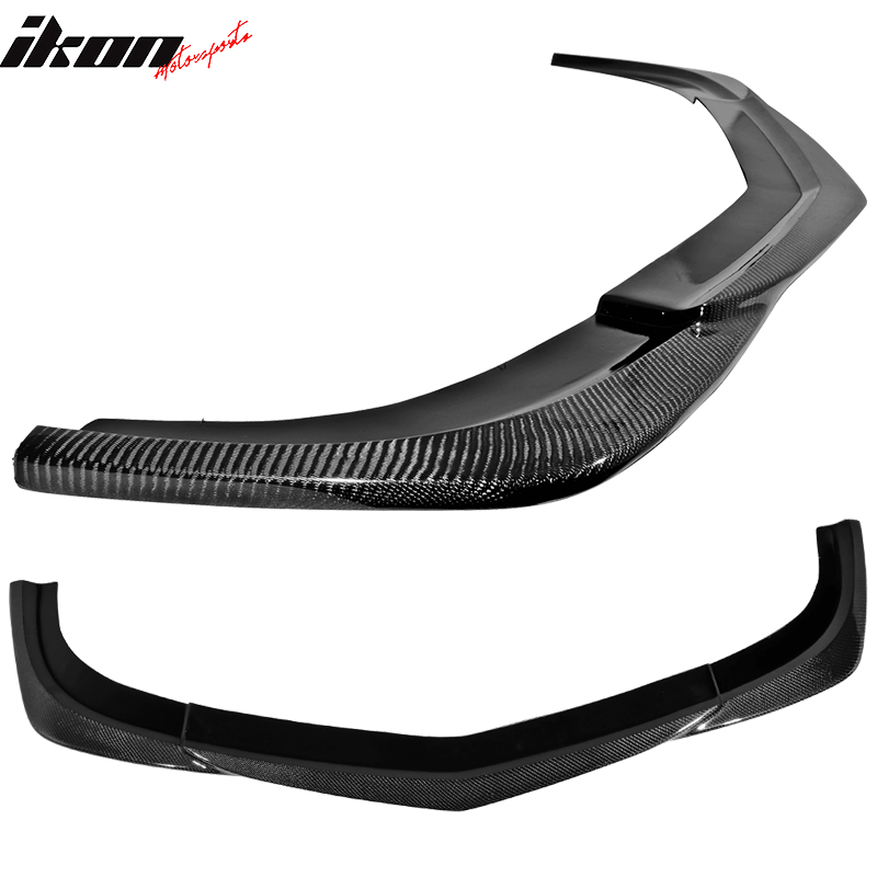 2012-2015 Benz W204 C63 AMG GH Style Front Bumper Lip Carbon Fiber CF