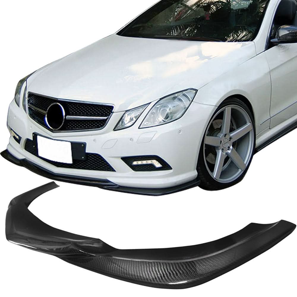 2009-2013 Benz W207 GH Style Front Bumper Lip Carbon Fiber